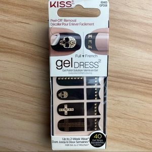 🔥5/$25🔥Kiss Gel Dress French to Full Nail Polish Strips - Royal Flush